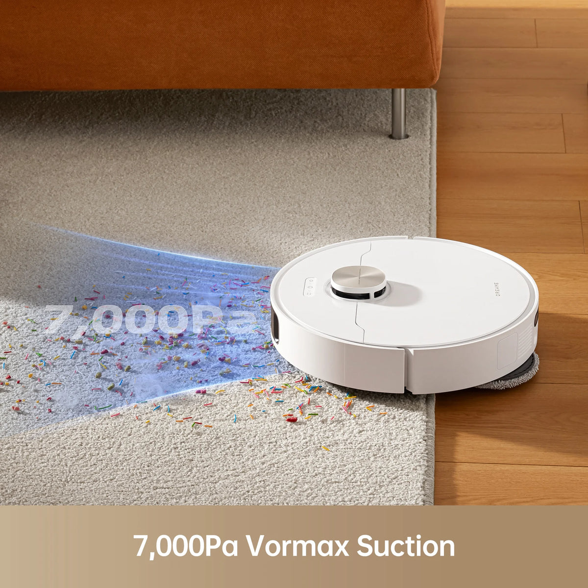 Robot aspirateur et laveur Dreame Heat, autonettoyage à l’eau chaude à 136 °F, aspiration de 7 000 Pa, L10s Pro Ultra
