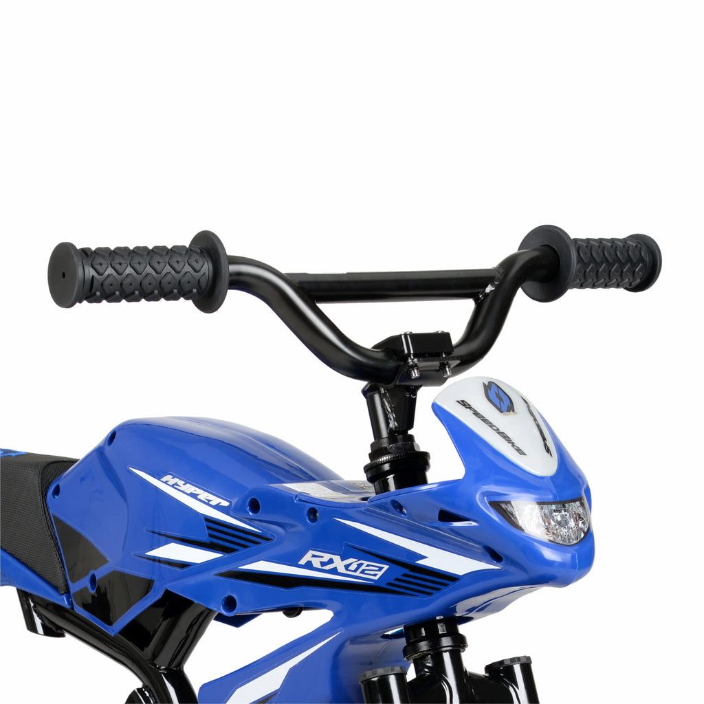 Vélo Hyper Speed 12, Vélo pour enfant ; Enfants de 2 à 4 ans, Bleu, Groupe de personnages : Speed