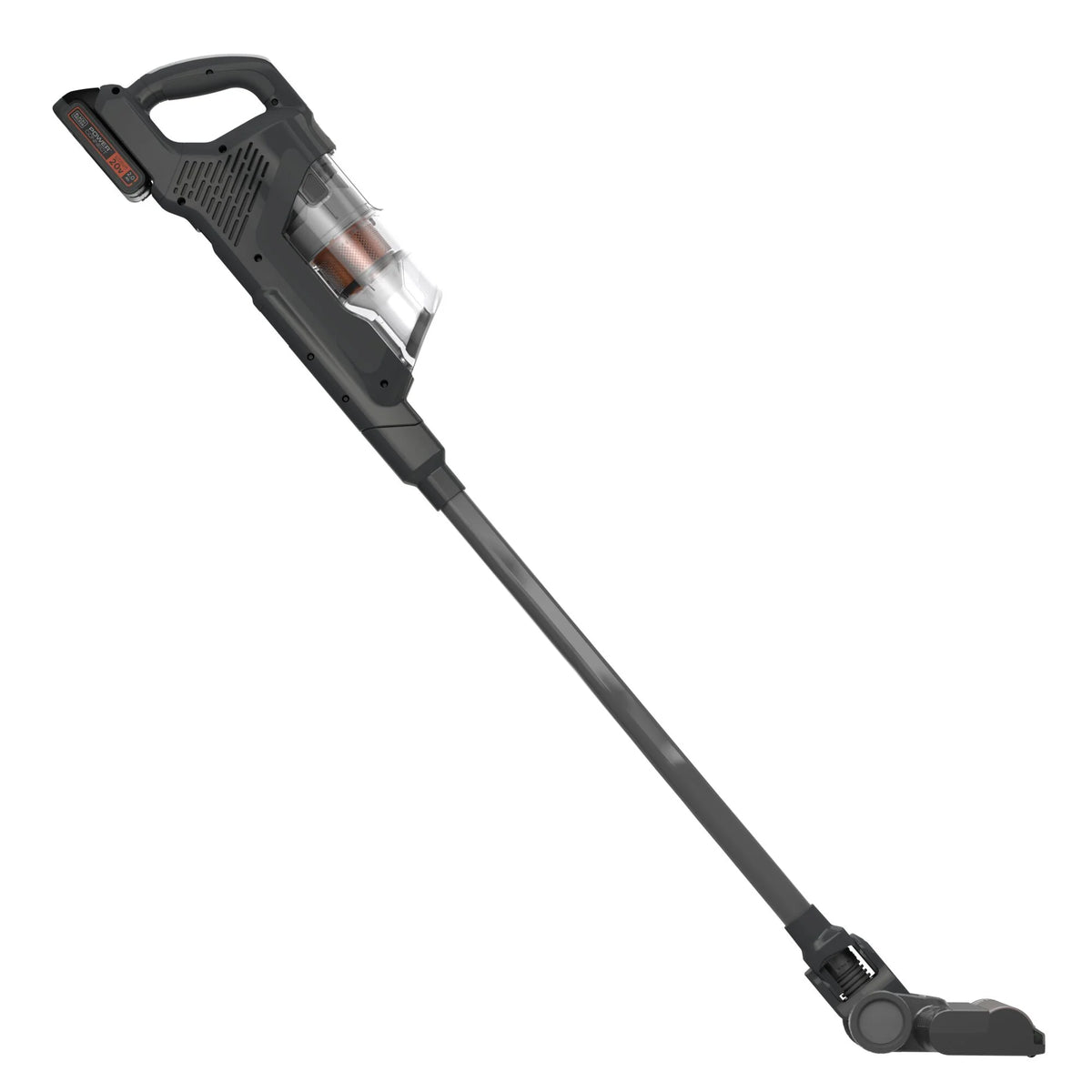 BLACK+DECKER POWERSERIES+ 20V MAX* Kit d’aspirateur balai sans fil, pour tapis et sols durs, convertible en aspirateur à main, autonomie de 44 minutes, pour le nettoyage quotidien, BHFEA18D1