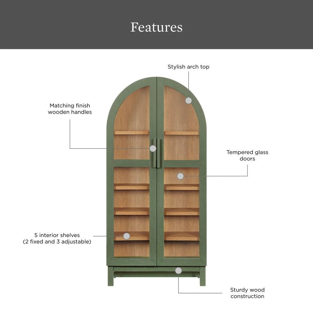 Meuble d'appoint à arche Juliet de Better Homes & Gardens, finition noire