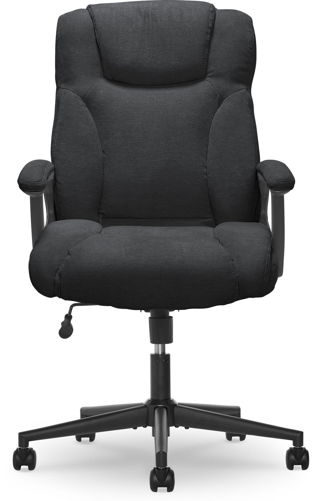 Chaise de bureau Serta Connor en microfibre gris clair