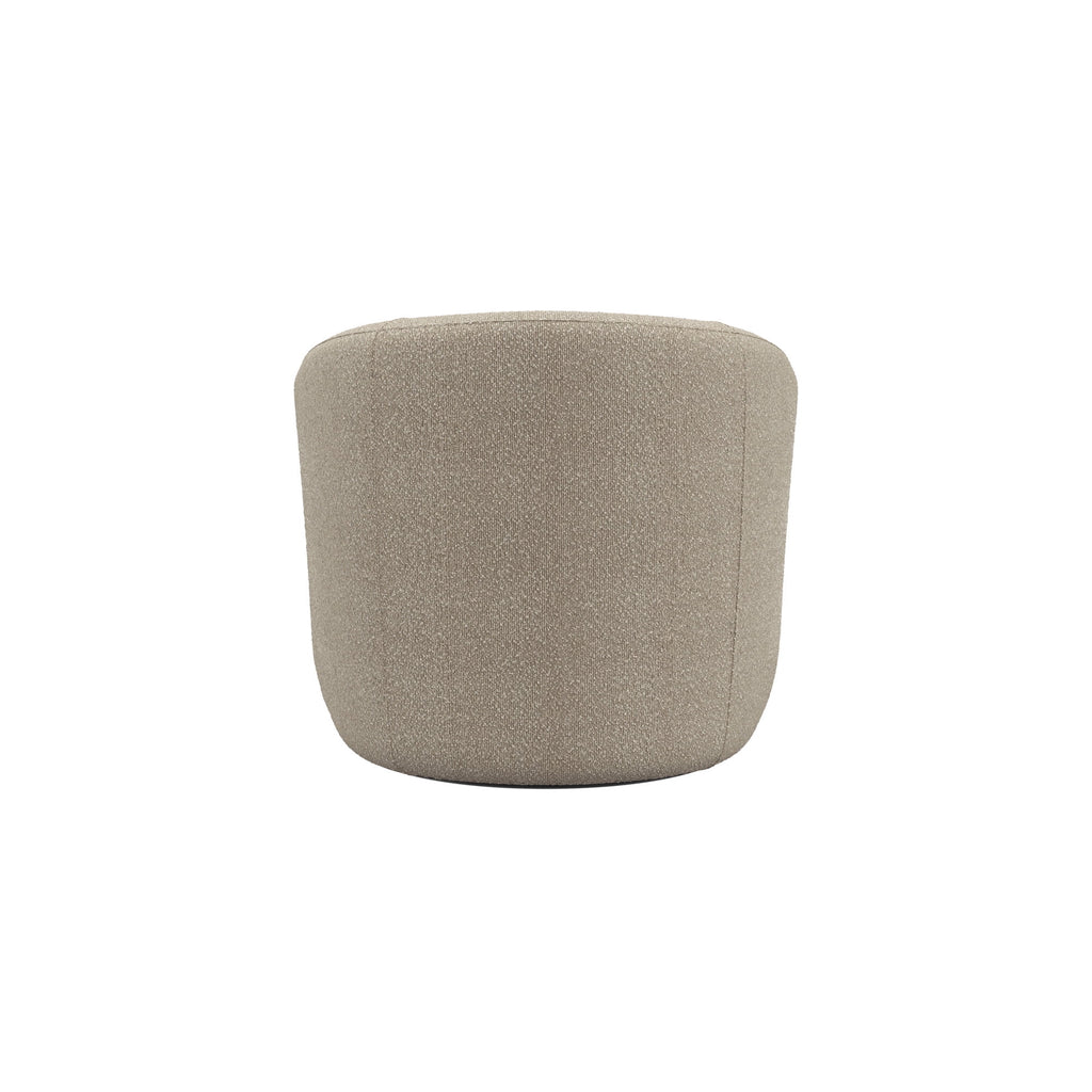 Fauteuil d'appoint pivotant en bouclé Mainstays, taupe