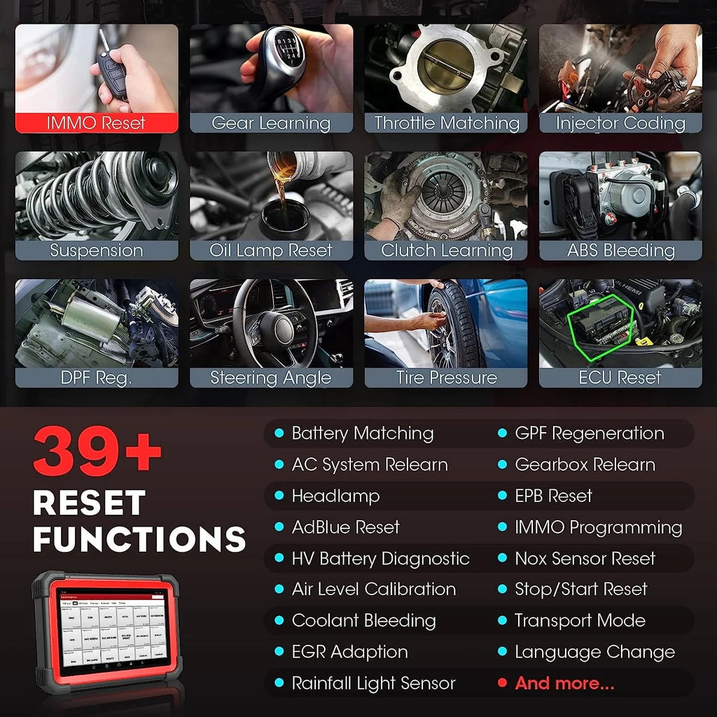 Outil de diagnostic automobile LAUNCH X431 IMMO Elite avec programmation de clés, programmateur de clés X-PROG3, clonage/synchronisation d’ECU, CANFD & DoIP, plus de 39 services, 2 ans de mises à jour gratuites