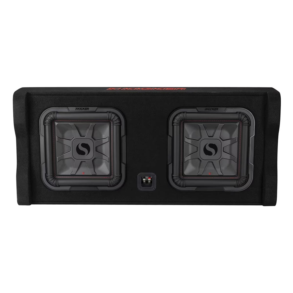 Enceinte de caisson de basses orientée vers le bas Kicker DL7TDF12 avec caisson L7T 12