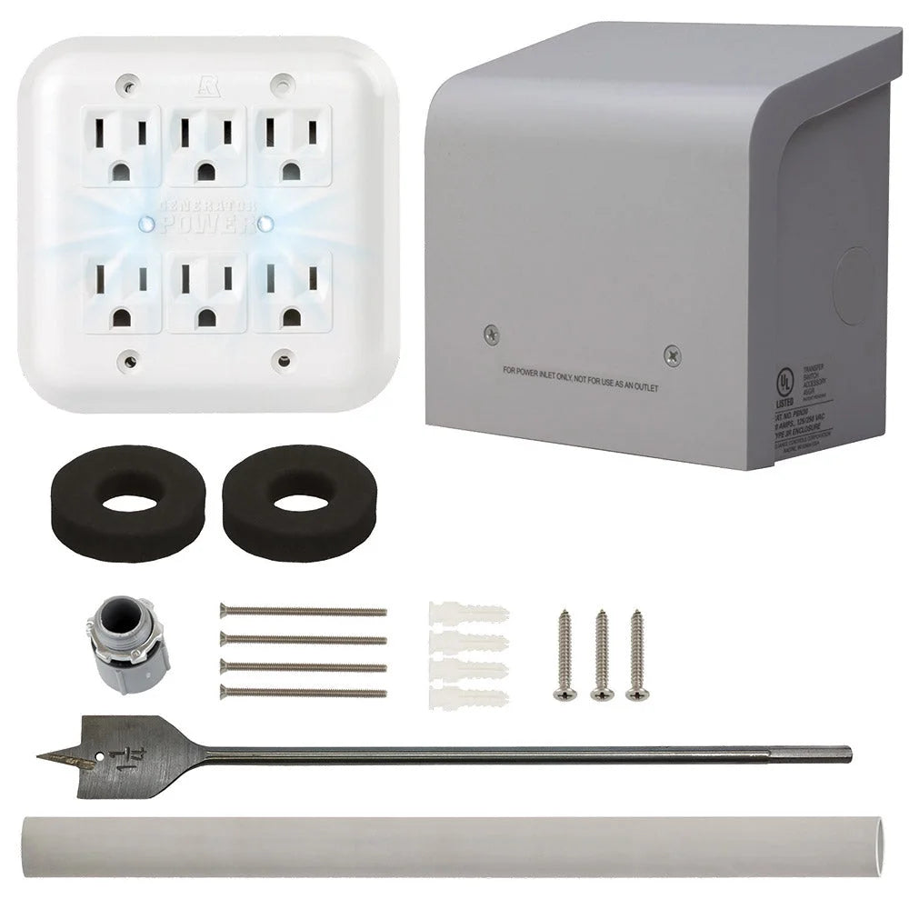 Boîtier d’entrée d’alimentation Reliance Controls, L14-30 NEMA, plastique WKPBN30