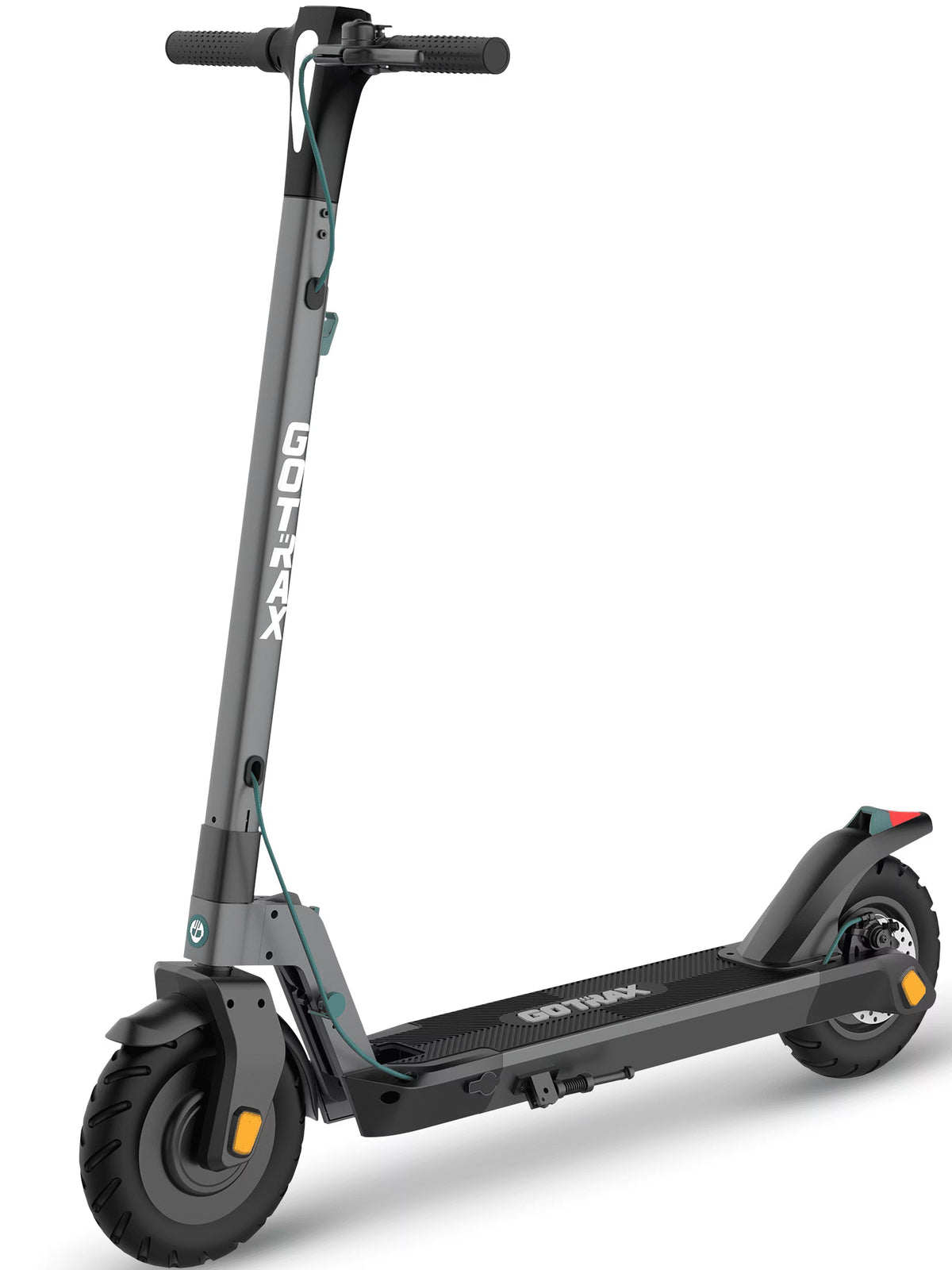 Trottinette électrique pour adulte GOTRAX G3 Plus, 300 W, 10 pouces, autonomie max. de 18 miles, trottinette pliable pour adulte, grise