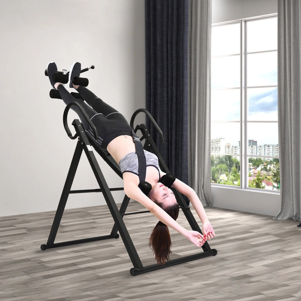 Table d'inversion pliable Teeter Advanced Soulagement du mal de dos et des chevilles Fitness par gravité