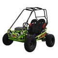 Buggy karting Trailmaster Ultra Mini XRX+ Go Kart, sièges à dossier haut, réglables pour les jeunes pilotes, limiteur d’accélération et coupe-circuit à distance. Version pré-assemblée désormais disponible ! (De plus, vert)