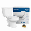 Proflo Pfct301he Toilette allongée complète à deux pièces 1,28 gpf - Blanc