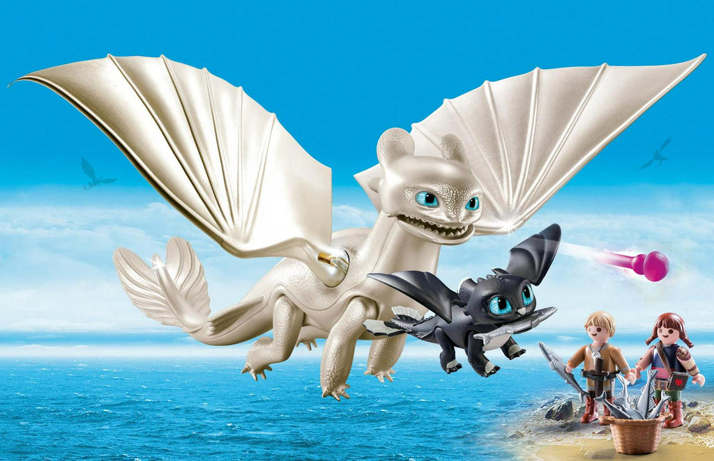 PLAYMOBIL Moi, tout court, III – Coffret avec la Furia des Nébuleuses, un bébé dragon et des figurines d’enfants