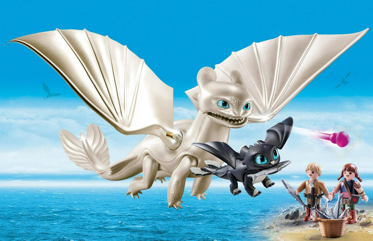PLAYMOBIL Moi, tout court, III – Coffret avec la Furia des Nébuleuses, un bébé dragon et des figurines d’enfants
