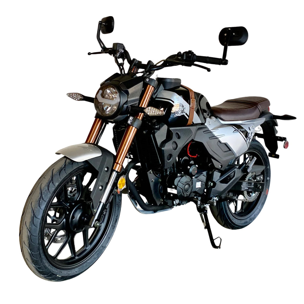 Moto Lifan KPM 200 | Café Racer 200 cc à injection électronique | Moto de route à 6 vitesses
