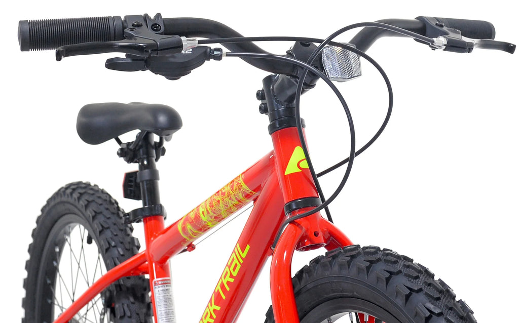 20 VTT Ozark Trail Vibe, 7 vitesses, pour cycliste de 1,20 m à 1,63 m, rouge, enfant/préado/ado, unisexe