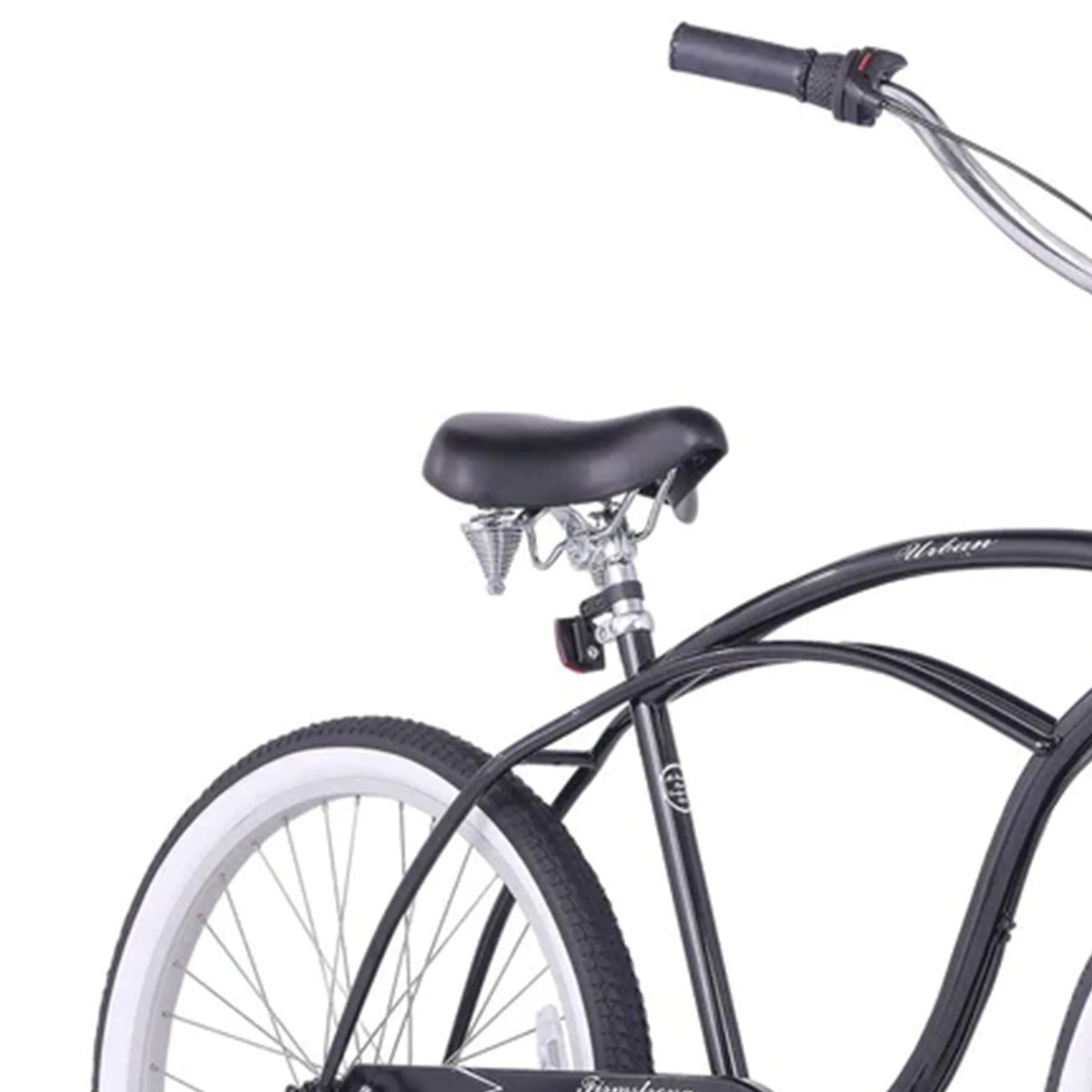Vélo de plage cruiser Firmstrong Urban Man pour homme, 26 pouces, 3 vitesses, noir