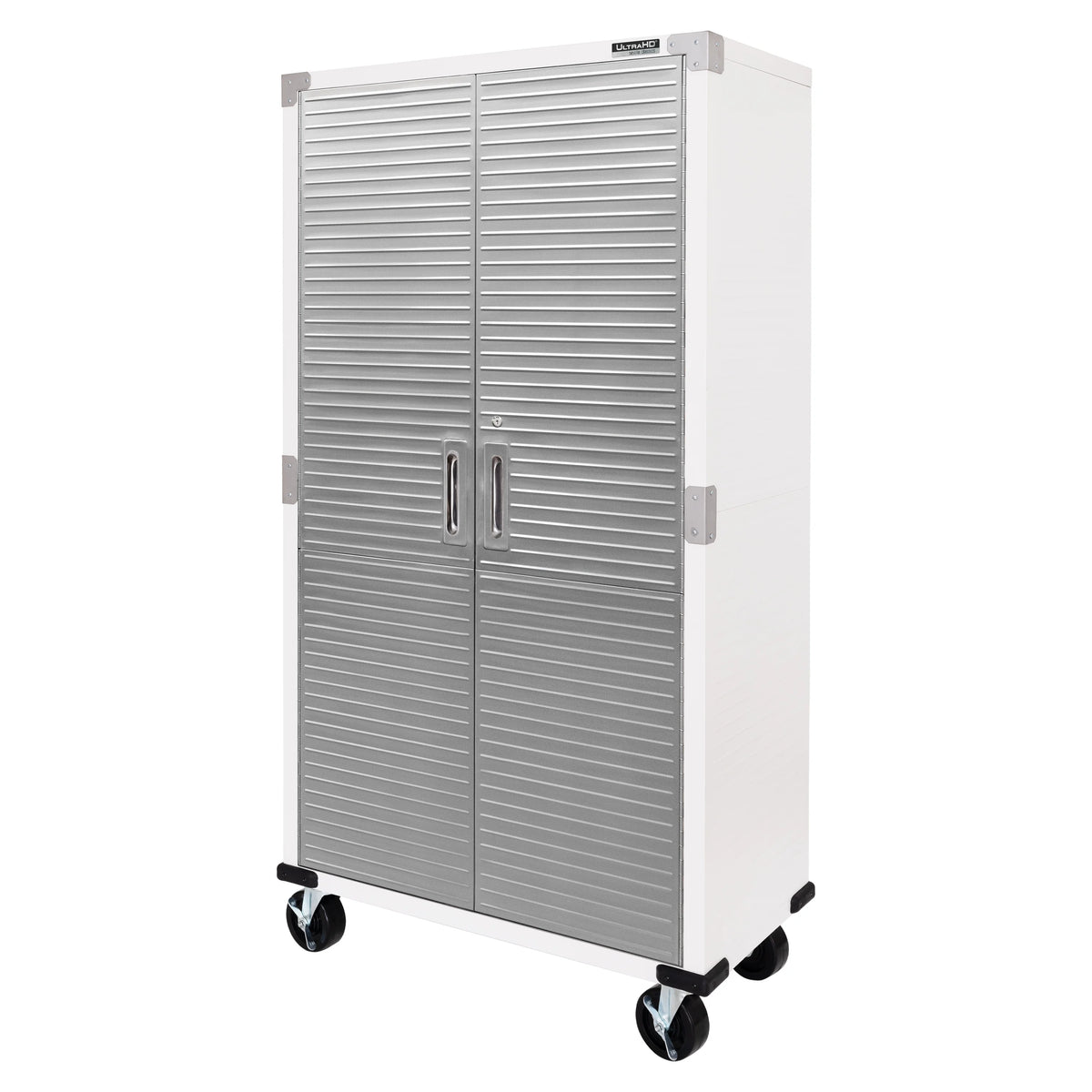 Seville Classics Classeur de rangement verrouillable à corps en acier UltraHD, unité d’étagères, 36 po l x 18 po P x 72 po H, granit