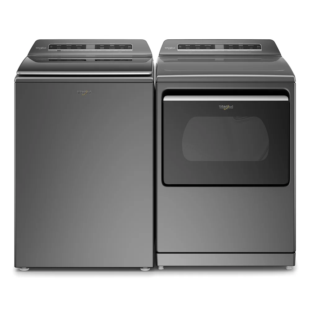 Sèche-linge Whirlpool à chargement par le haut de 7,4 pi³, Chrome Shadow