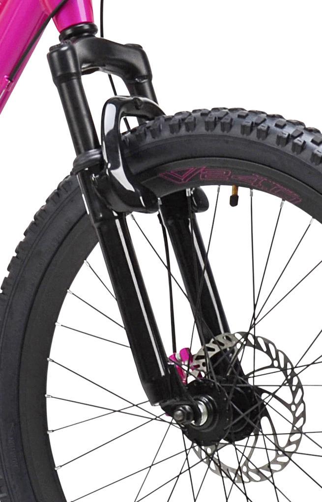 Vélo de montagne Genesis Messina 24 po pour femme, rose