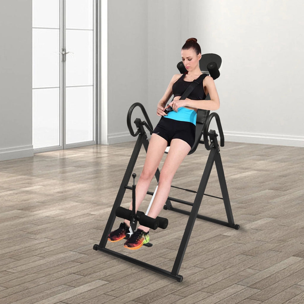 Table d'inversion pliable Teeter Advanced Soulagement du mal de dos et des chevilles Fitness par gravité