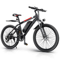 Vélo électrique Elifine 500W pour adultes, vélo électrique tout-terrain 26 avec 5 modes de conduite, batterie 48V 7,8Ah, Shimano 21 vitesses & 19,8 mph vélo électrique urbain en alliage d'aluminium jusqu'à 50 miles