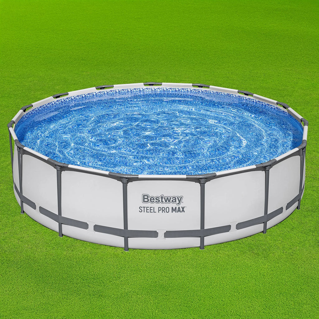 Ensemble piscine hors sol ronde Bestway Steel Pro MAX 15' x 42