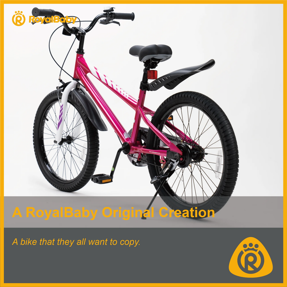 Vélo Royalbaby Freestyle 20 pour garçons et filles de 9 à 12 ans, Bleu
