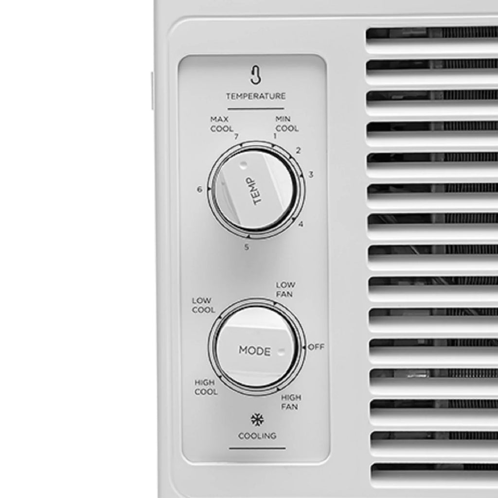 Climatiseur de fenêtre mécanique Midea 5 000 BTU pour 150 pi², blanc, MAW05M1WWT, neuf