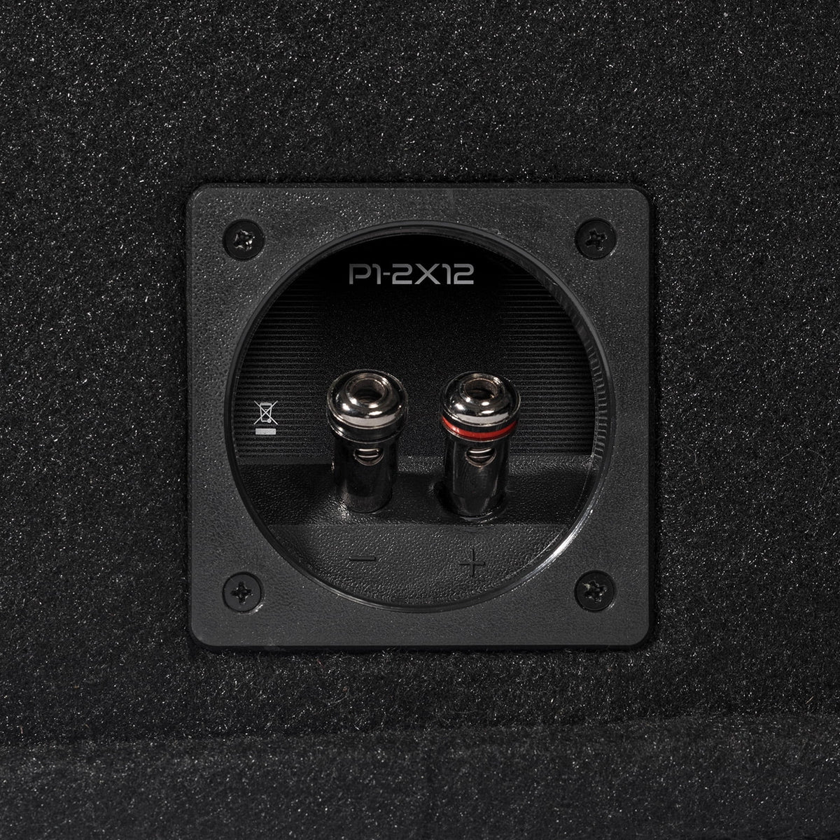 Nouvelle enceinte de caisson de basses Rockford Fosgate P1-2X12 500 watts Punch avec deux caissons P1 12 intégrés