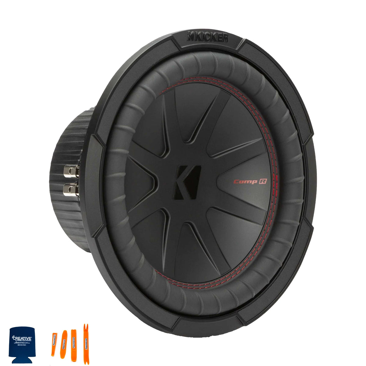 Subwoofer Kicker 48CWR104 CompR 10, DVC, 4 ohms - Câble de haut-parleur inclus