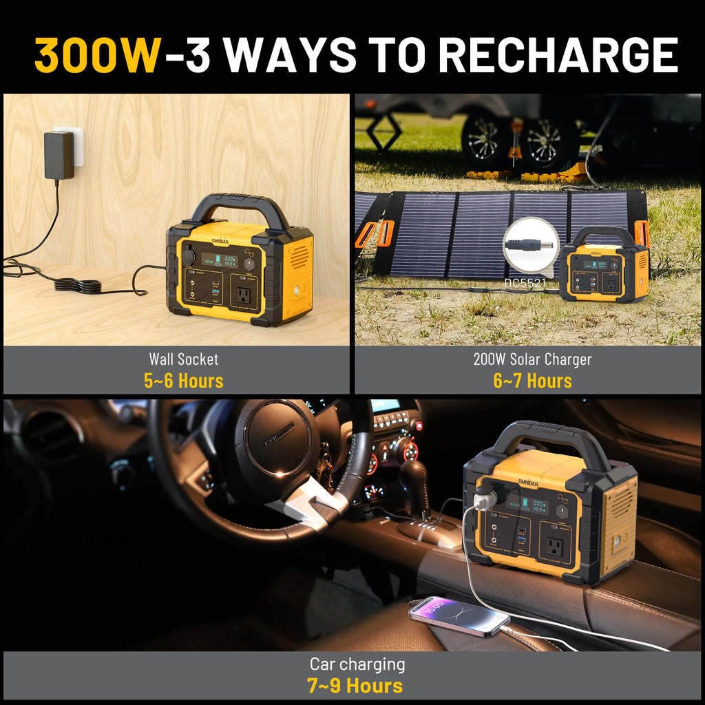 Station d’énergie portable Mondawe 1 000 W, générateur solaire 1 024 Wh avec prise CA pour la maison, le camping et les urgences