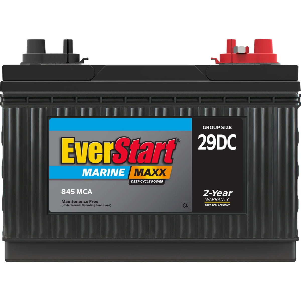 Batterie marine EverStart Maxx, groupe 29DC, 12 volts, 845 CCA*
