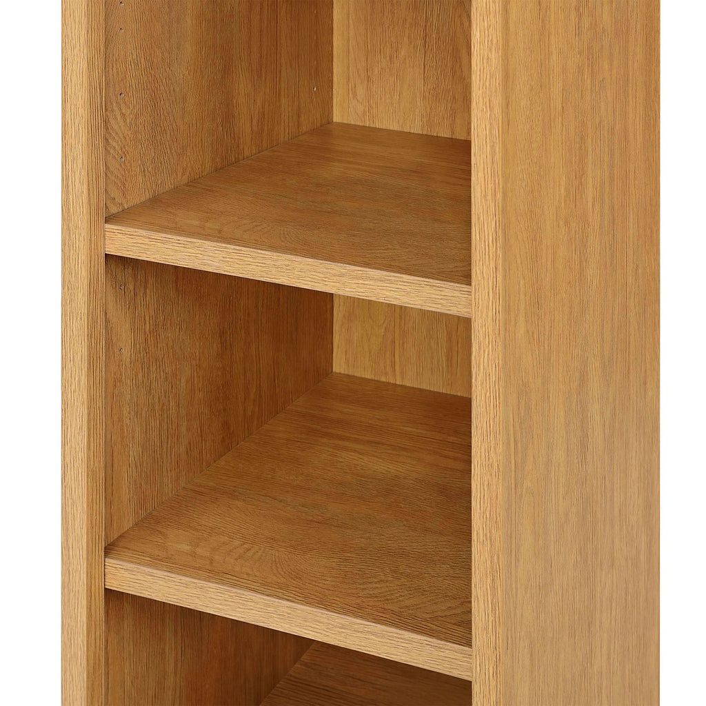 Bibliothèque étroite à arche Juliet de Better Homes & Gardens, vert profond et miel clair