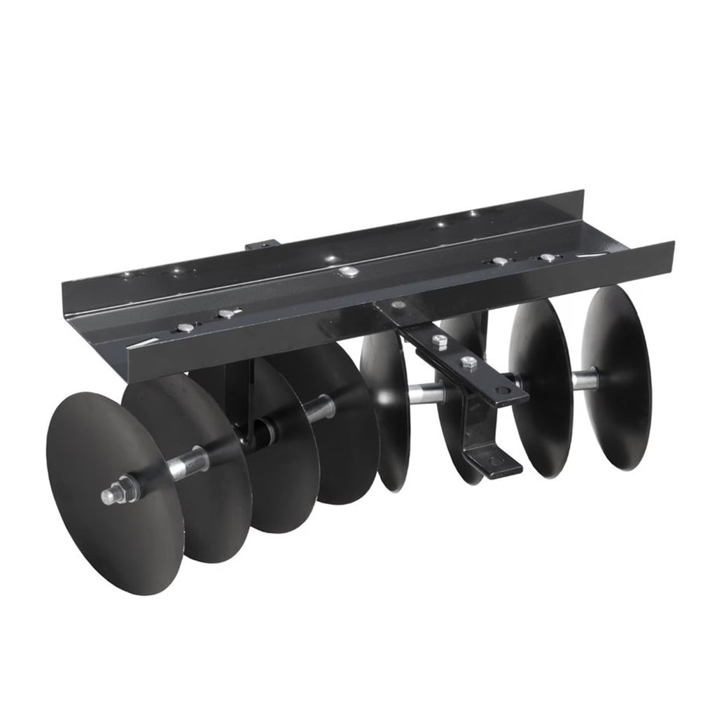 Field Tuff 39 po Cultivateur de sol de jardin à remorque avec attelage de translation et herse à disques