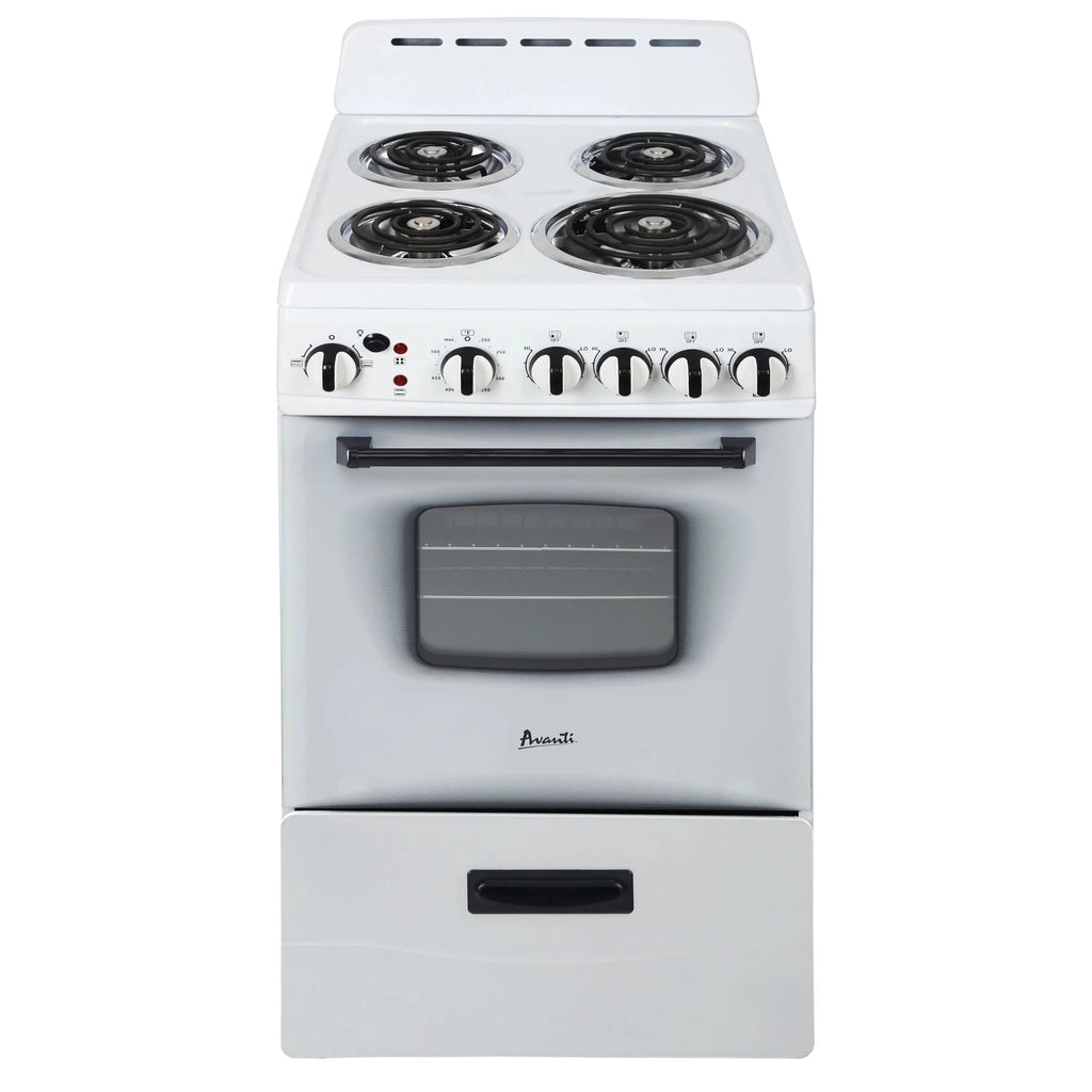 Cuisinière électrique Avanti 20 avec porte vitrée à cadre, en acier inoxydable (ERU200P3S)
