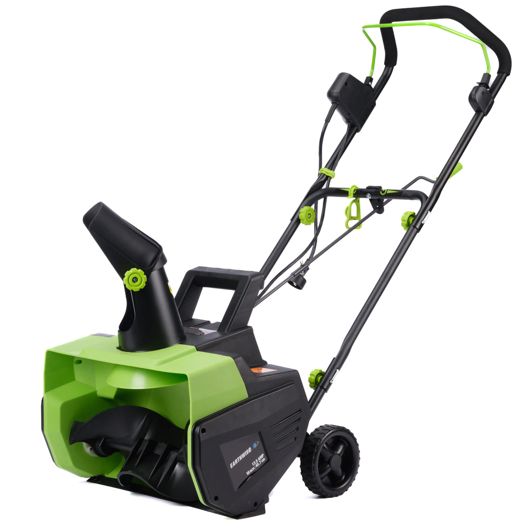 Earthwise SN71018 Souffleuse à neige électrique à câble de 18 pouces, 13,5 ampères