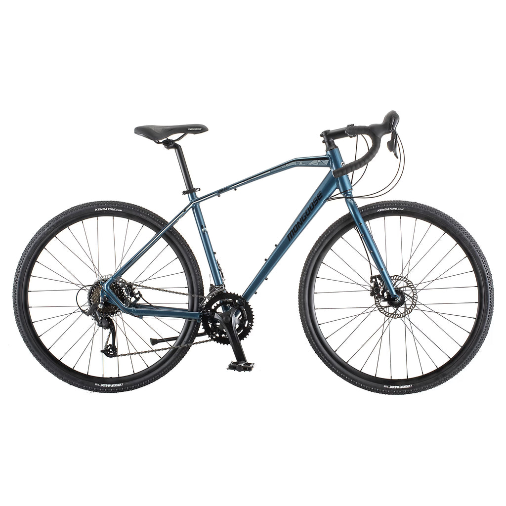 Vélo de route Mongoose Grit Adventure, Roues 700c, 14 Vitesses, Bleu