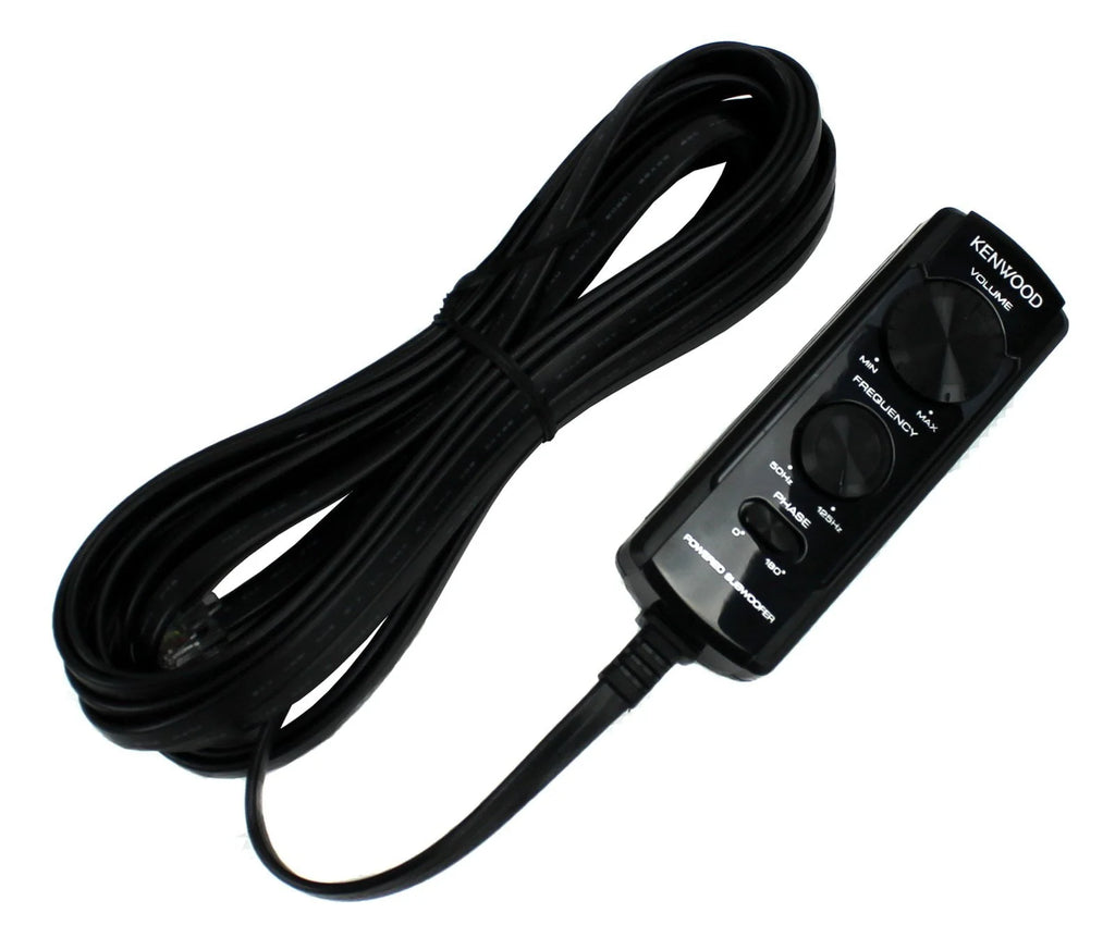 Caisson de basses compact amplifié Kenwood KSC-SW11 de 150 watts avec télécommande