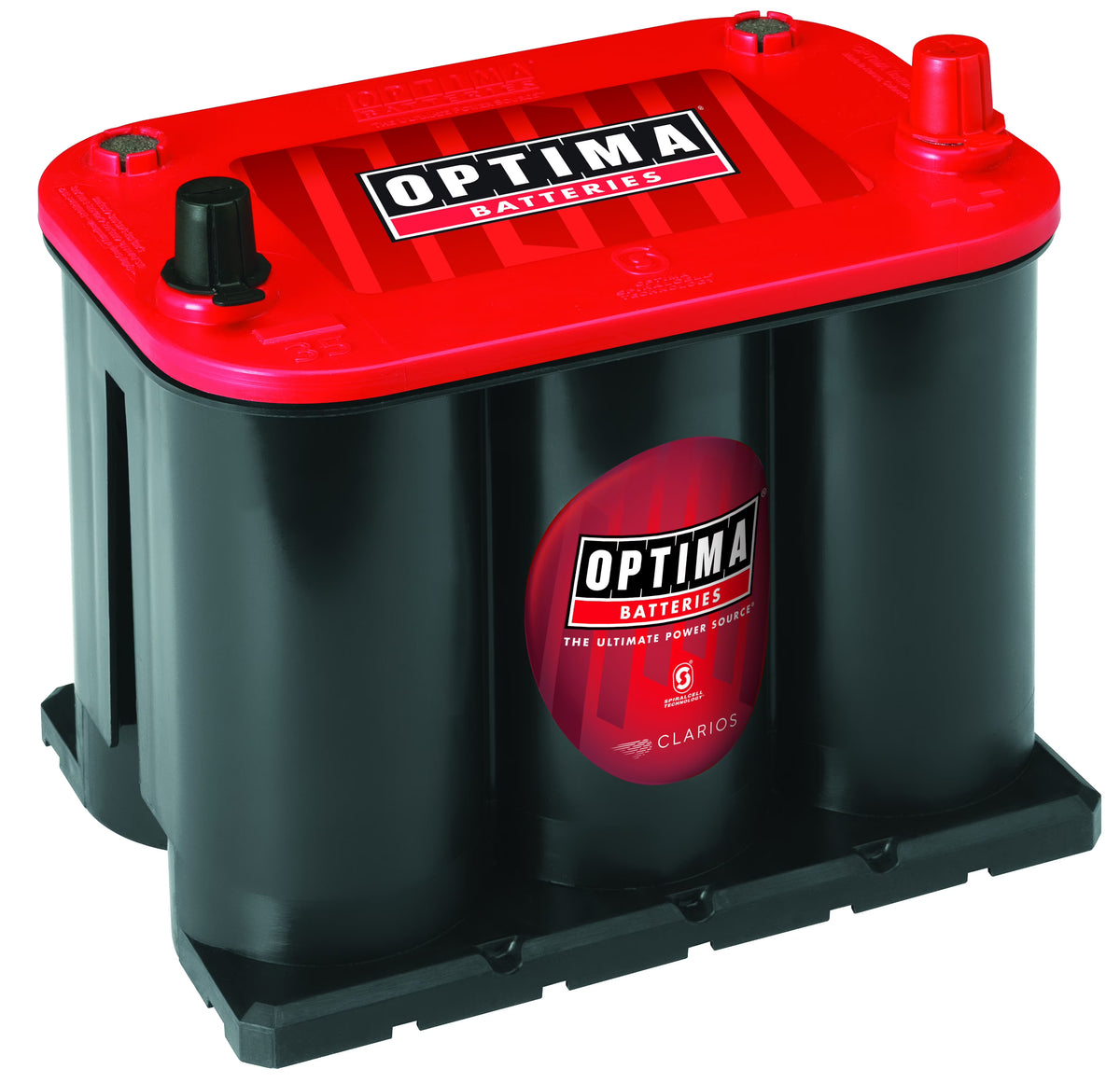 Batterie de démarrage automobile OPTIMA RedTop AGM Spiralcell, Groupe 35, 12 volts, 720 CCA, 90 RC