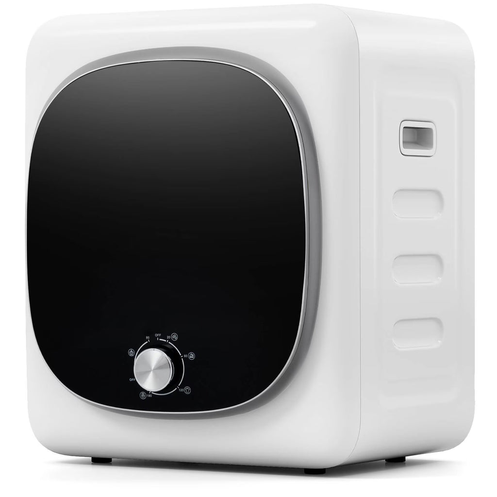 Sèche-linge compact électrique Costway 800 W de 1,5 pi³, avec tambour en acier inoxydable et 5 programmes