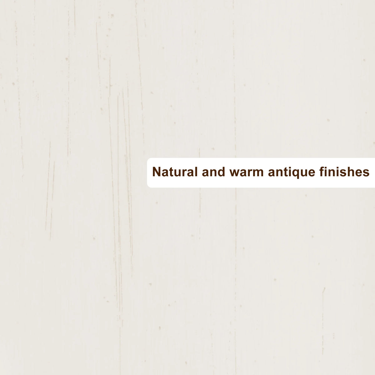 Commode Keywhat Farmhouse à 5 tiroirs pour chambre, meuble de rangement en bois pour salon, blanc antique