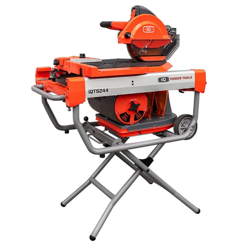 IQ Power Tools TS244 10 Scie à carrelage à coupe à sec avec support