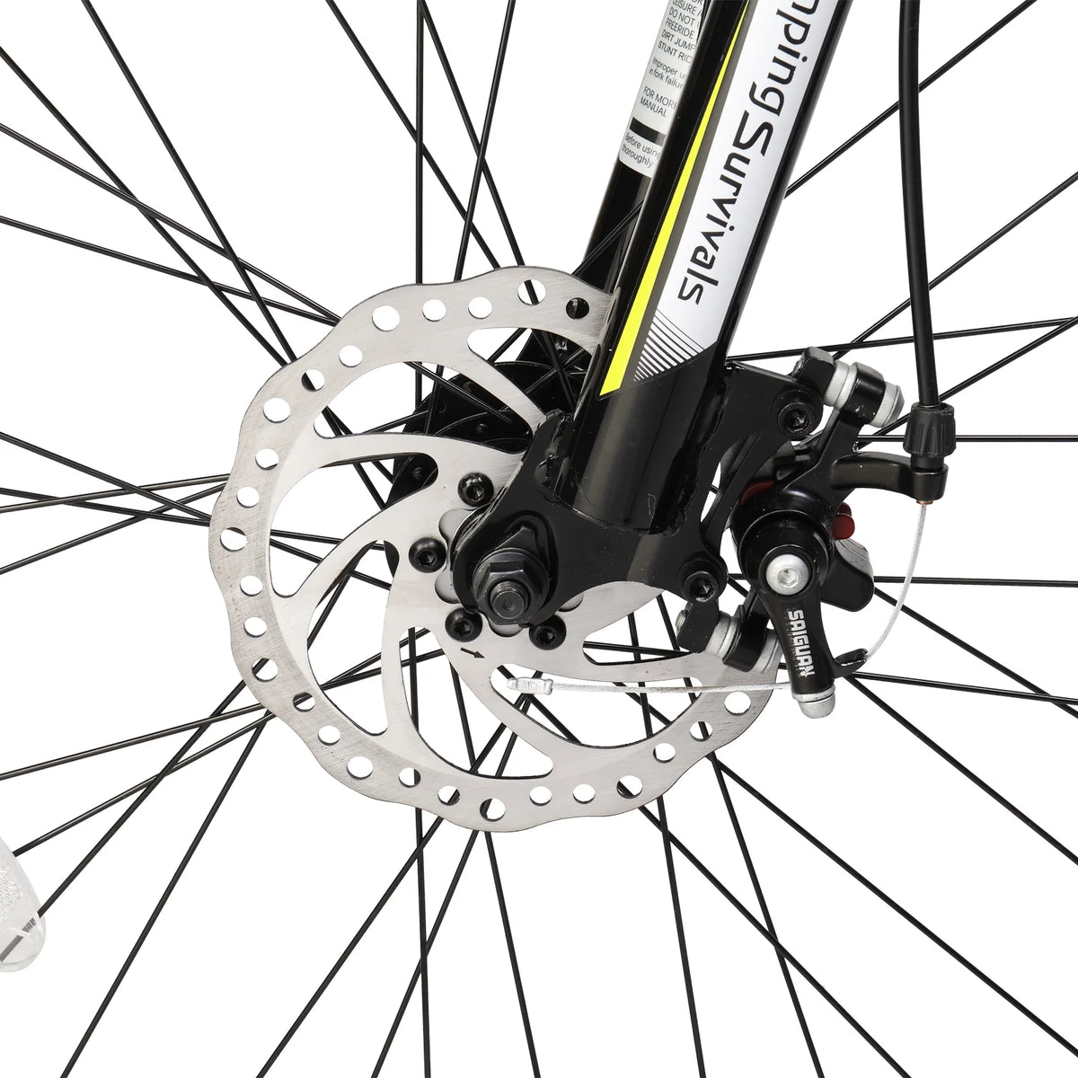 Vélo VTT léger UBesGoo 26 Explorer, 21 vitesses pour homme et femme, freins à disque et suspension, rouge/noir
