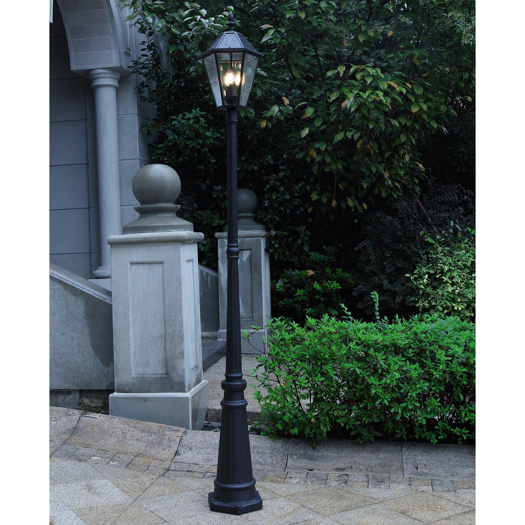 Lampadaire solaire LED d'extérieur Lutec