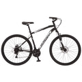 Vélo hybride Schwinn 700c Glenwood, Adultes +14 ans, Noir, 21 Vitesses
