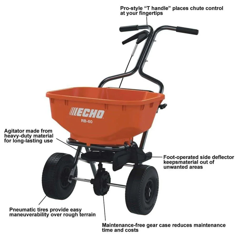 Épandeur robuste Echo Original Equipment 60 lb - RB-60