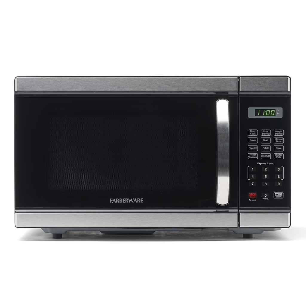 Four à micro-ondes de comptoir Farberware avec éclairage LED et verrouillage enfant, 0,7 pi³, noir