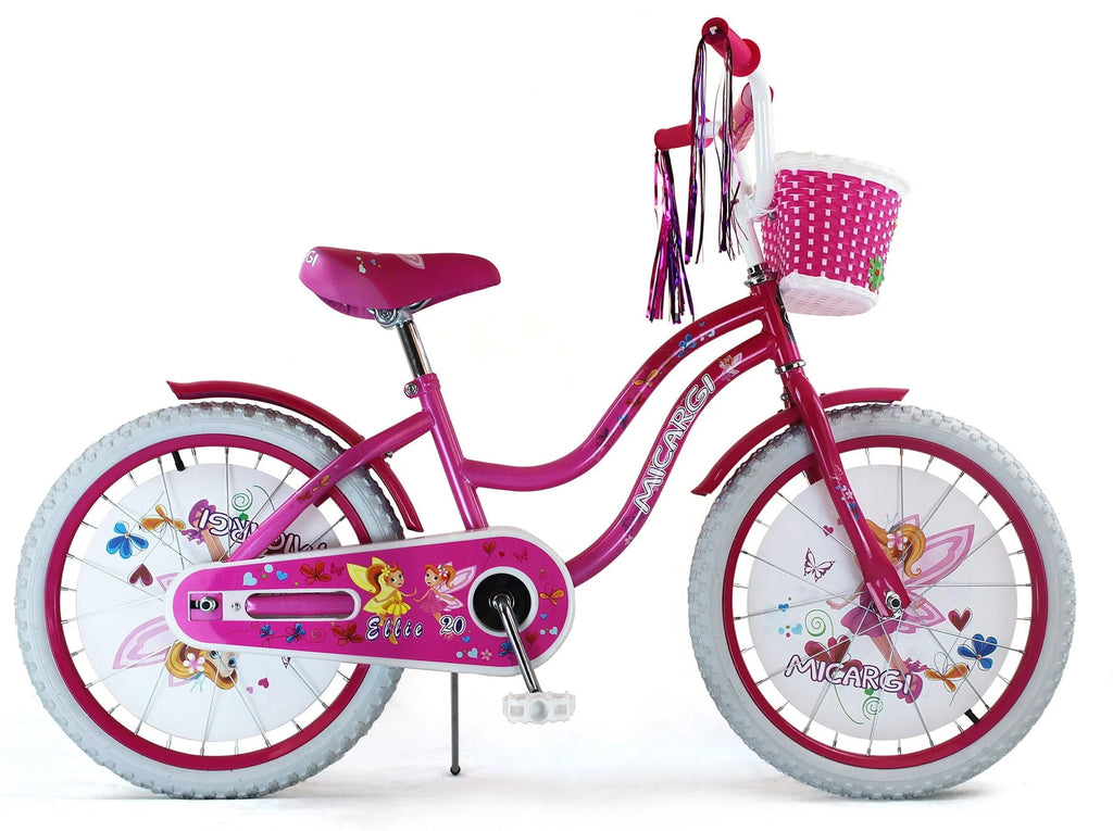 ELLIE-G-20-HPK-PK Vélo pour fille de 20 po, rose vif et rose