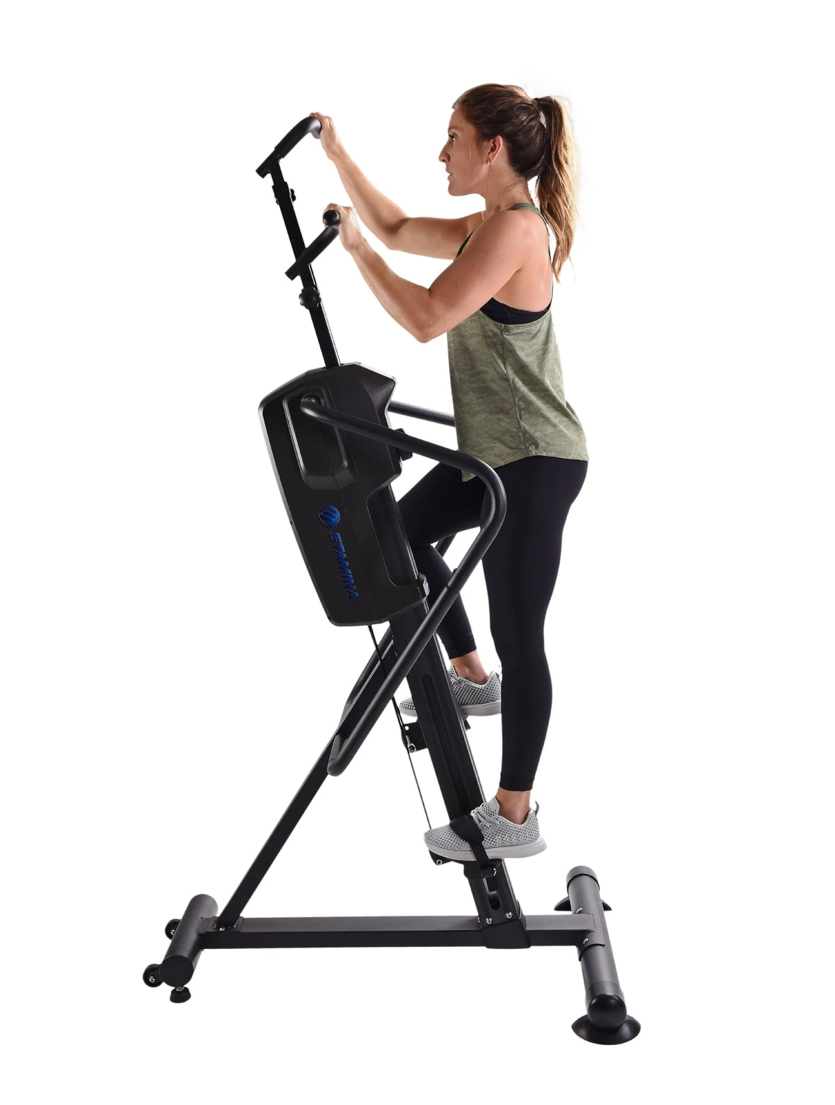 Stamina Products Cardio Climber Machine d’exercice de fitness à domicile avec écran LCD