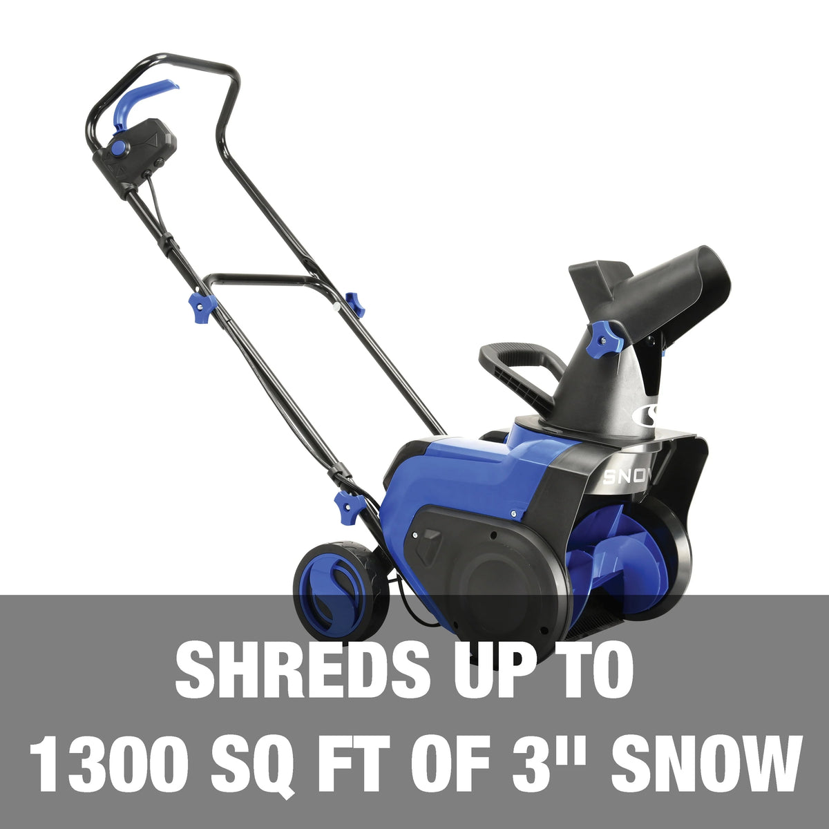 Souffleuse à neige sans fil Snow Joe 48 V de 15 pouces, moteur sans balais de 750 W, 2 batteries de 4,0 Ah et chargeur