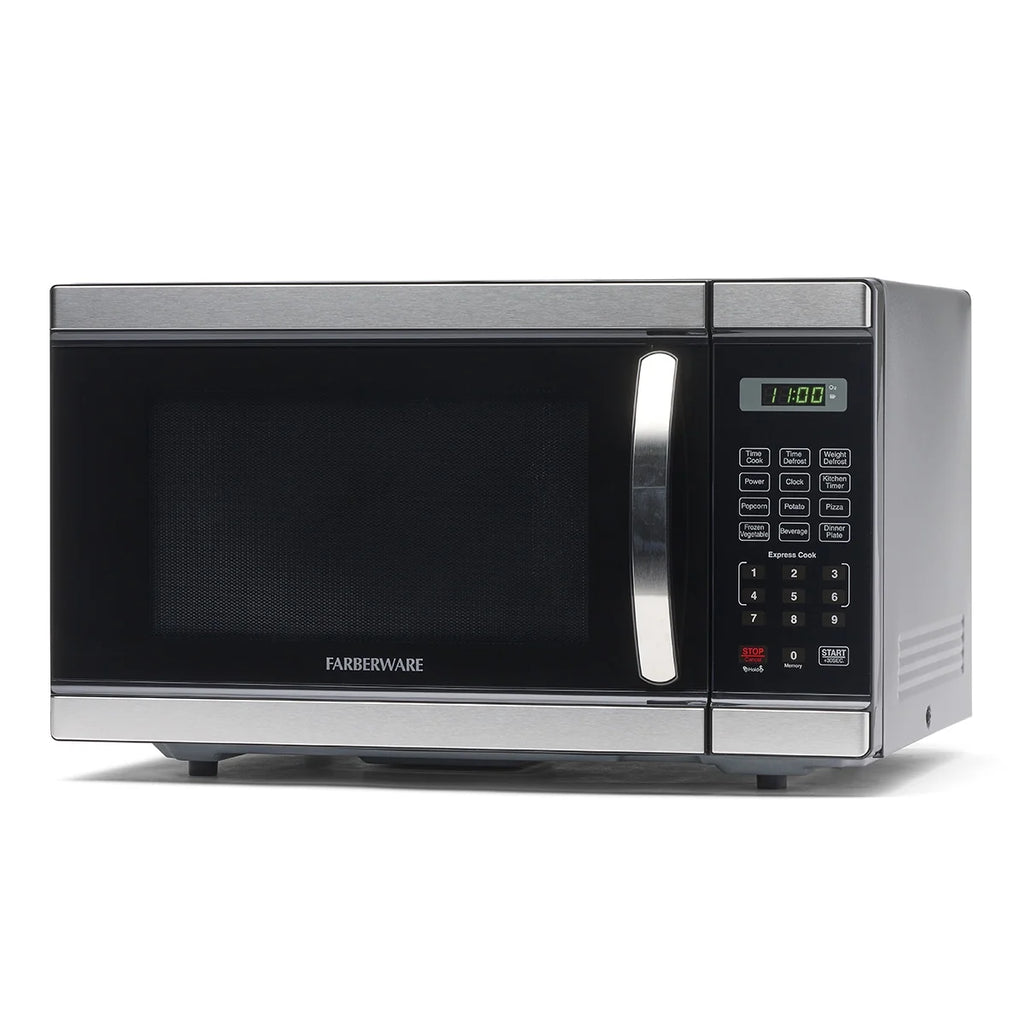 Four à micro-ondes de comptoir Farberware avec éclairage LED et verrouillage enfant, 0,7 pi³, noir
