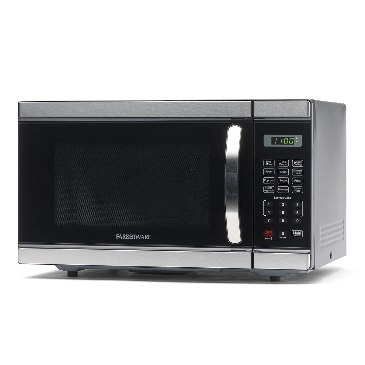 Four à micro-ondes de comptoir Farberware avec éclairage LED et verrouillage enfant, 0,7 pi³, noir
